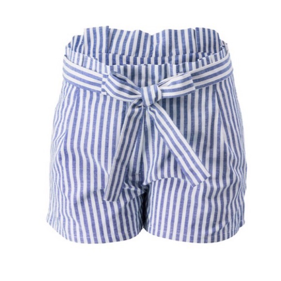 RESTOCKED Striped blue shorts! - Picture 2 of 8